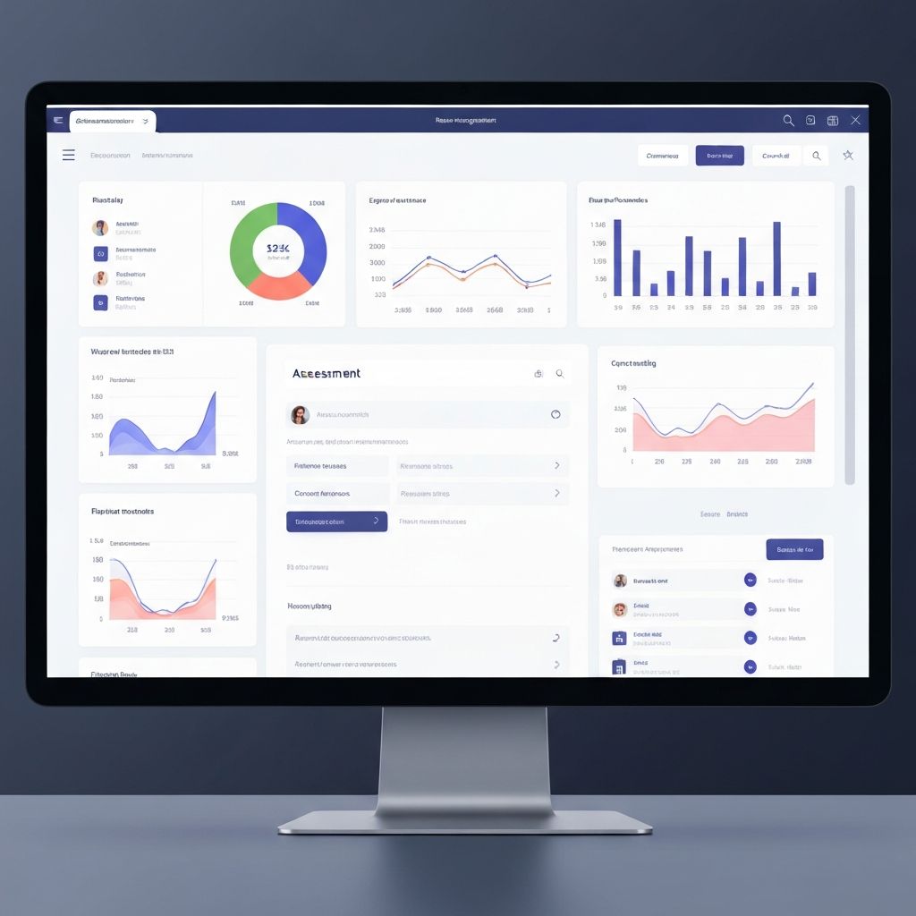 SmartExam assessment platform dashboard showing analytics and exam management
